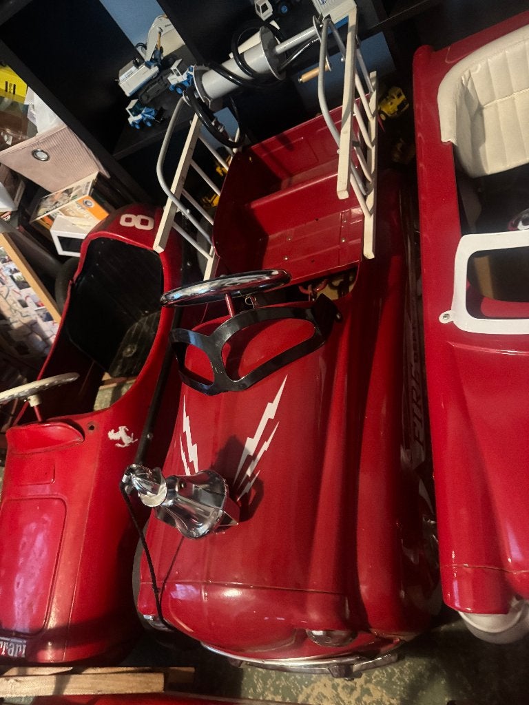antieke amerikaanse brandweer trapautos groot, Ophalen of Verzenden