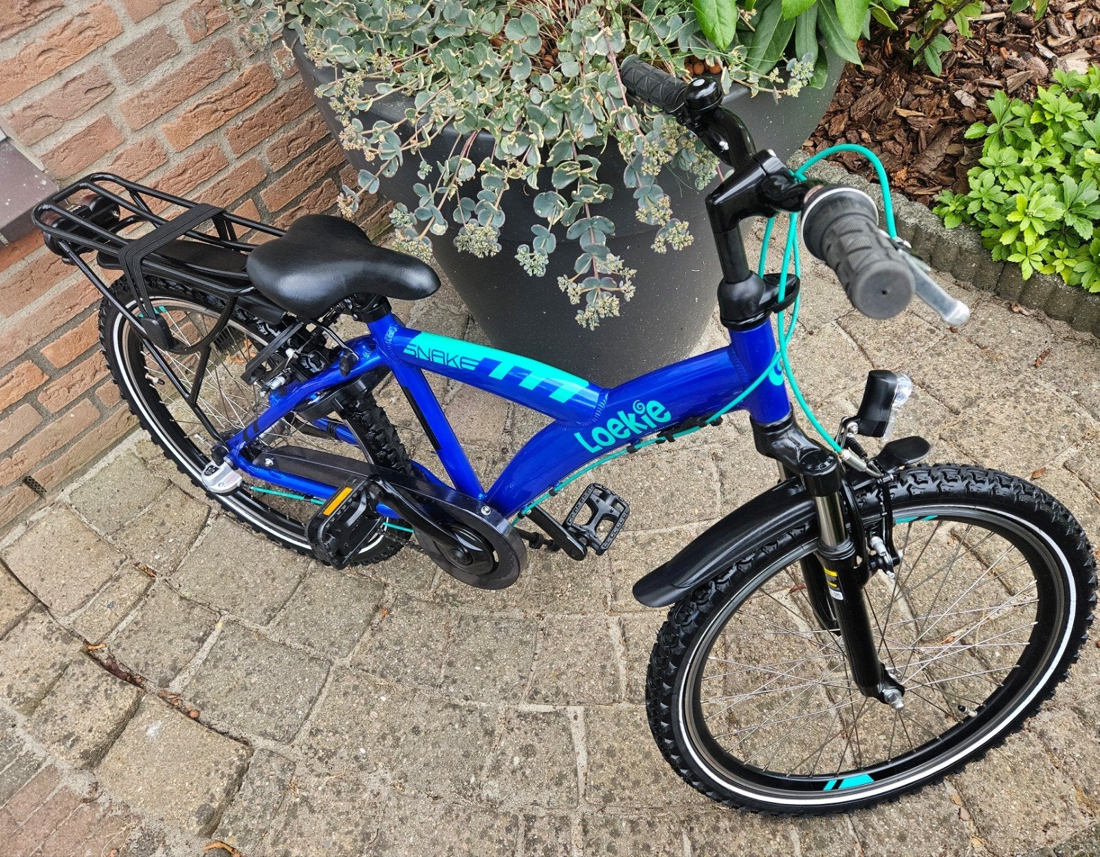 Nieuwstaat Loekie Snake 22in nieuwste model nu nog nw tekoop, Fietsen en Brommers, Fietsen | Jongens, Ophalen, Terugtraprem, 22 inch