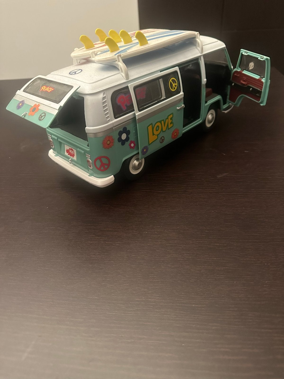Dickie Toys VW T2 Bus Hippie Camper Speelgoedauto, Ophalen of Verzenden, Gebruikt
