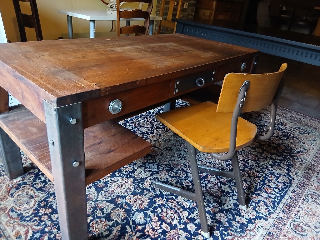 Kinderbureau, Ophalen, Gebruikt, Hout, Kinderbureau