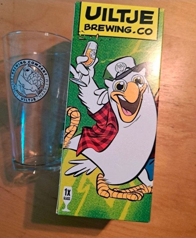 UILTJE speciaalbierglas, Ophalen of Verzenden, Overige merken