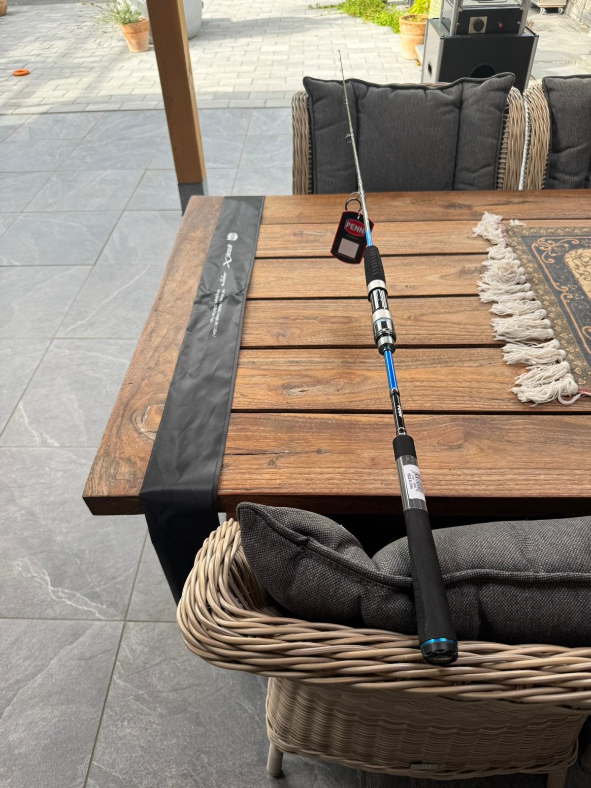 nieuwe penn retaliate jig hengels ! 1,82m en - 250 gr fuji !, Ophalen, Nieuw, Werphengel