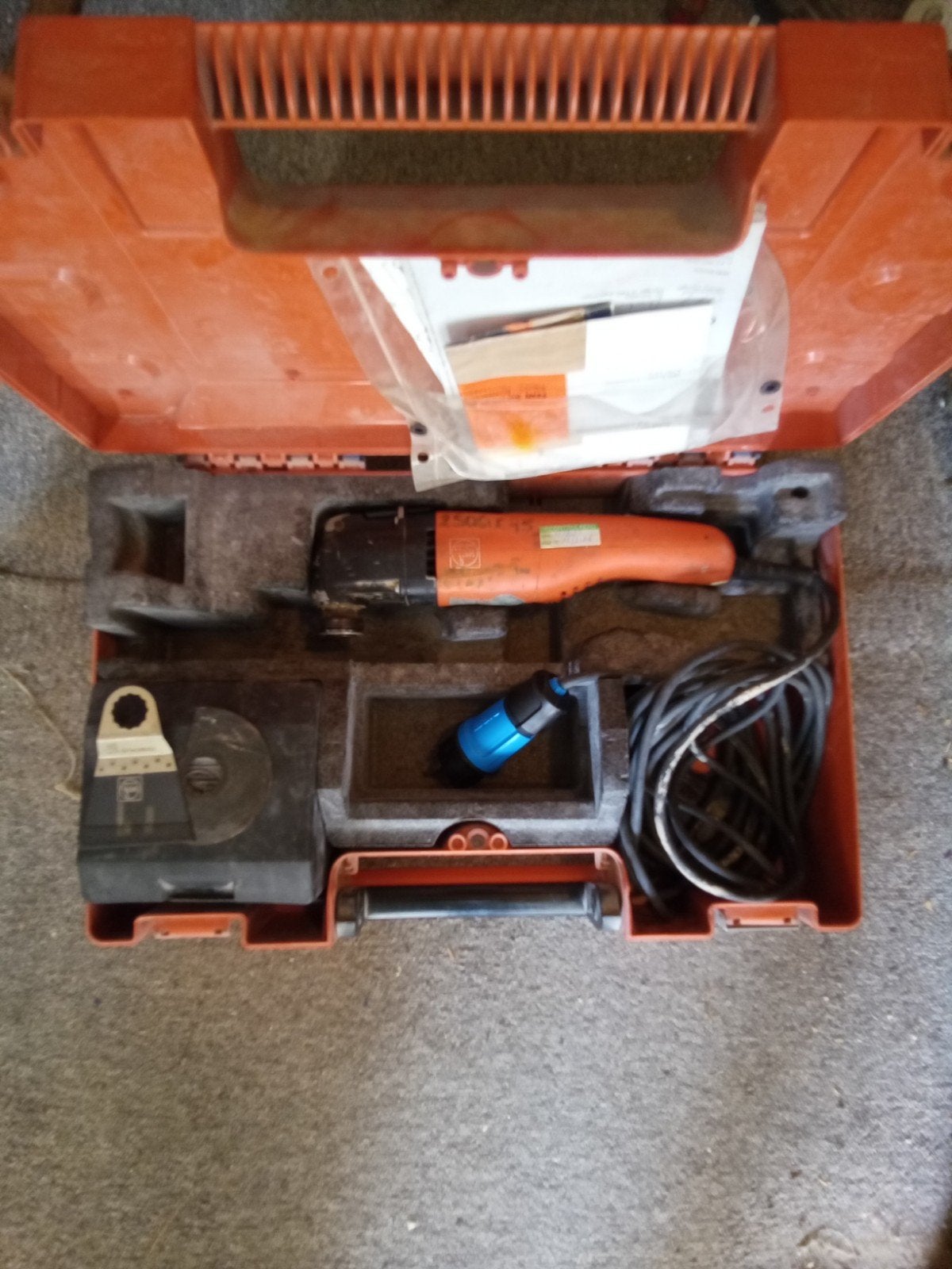 Fein multitol, Ophalen