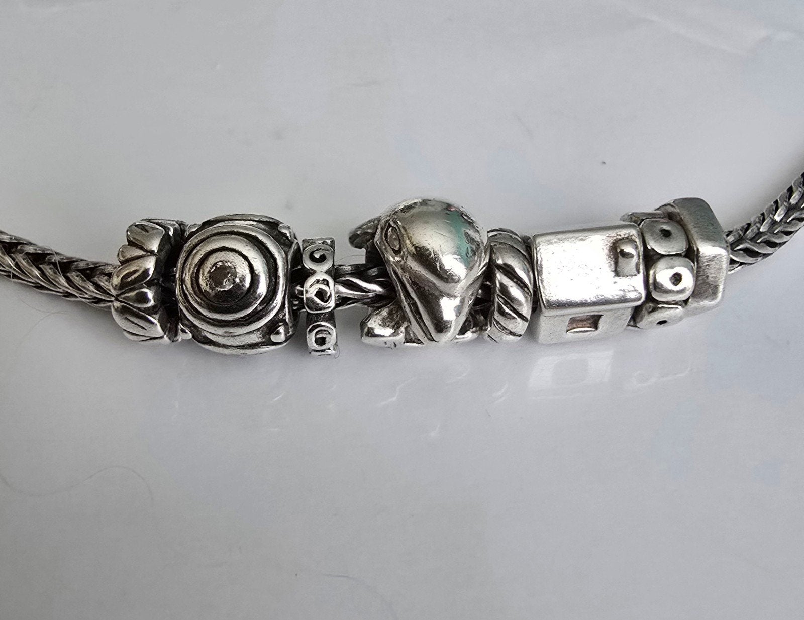 Originele zilveren Pandora bedels/spacers, Ophalen of Verzenden, Zo goed als nieuw, Zilver, Pandora
