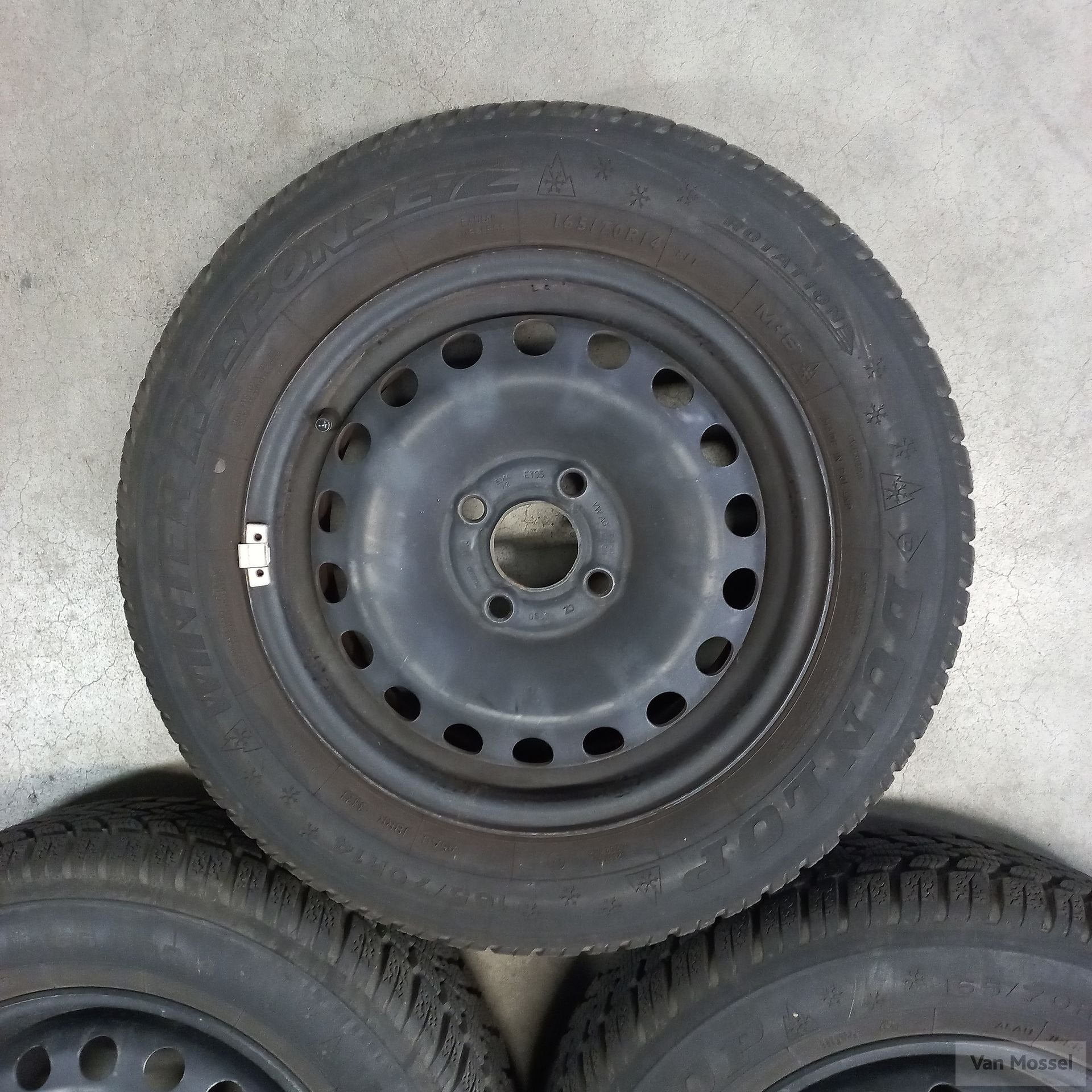 Volkswagen UP Dunlop Response 1 165/70/R14 81T, Auto-onderdelen, Banden en Velgen, 14 inch, Gebruikt, -, -