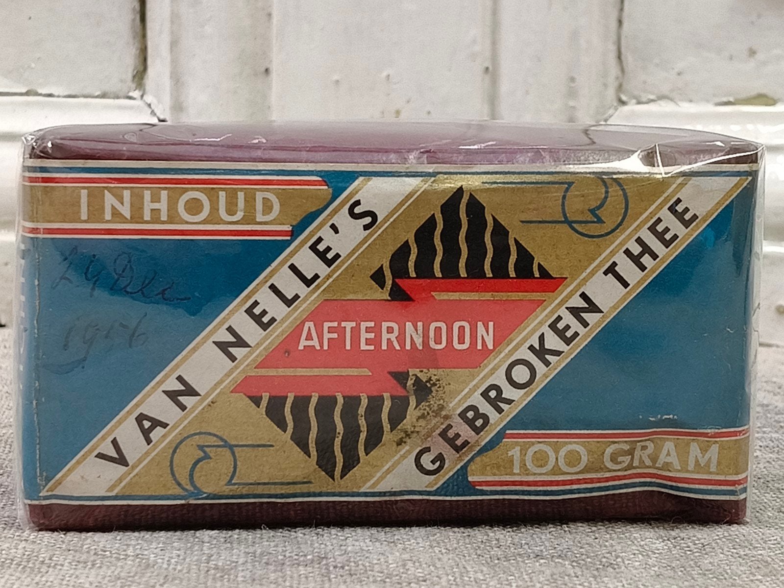 Oud vol pakje Afternoon thee, Van Nelle's, Ophalen of Verzenden, Gebruikt