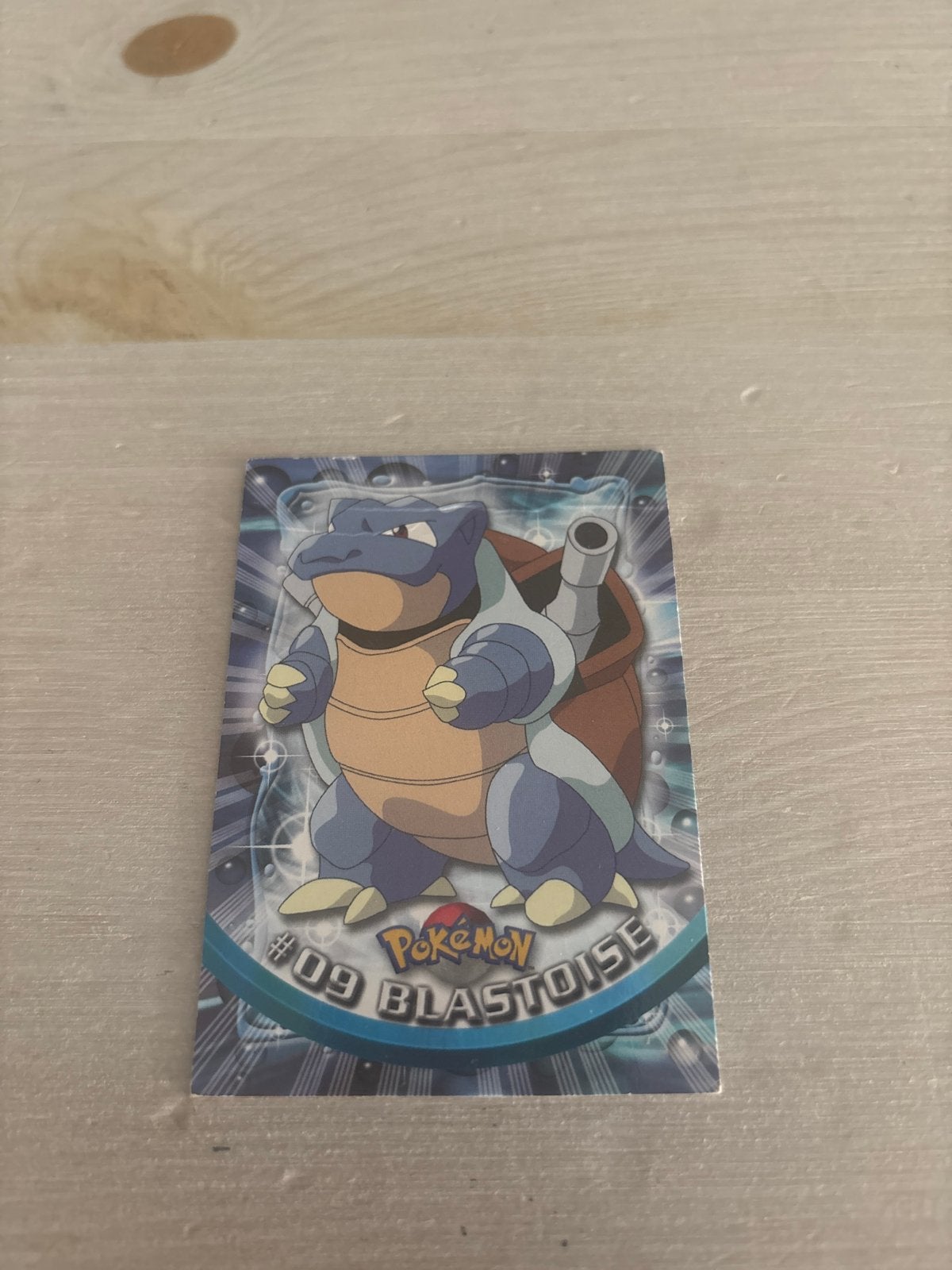 Pokémon Blastoise #09 TV Animation Edition Kaart, Ophalen of Verzenden, Gebruikt, Losse kaart