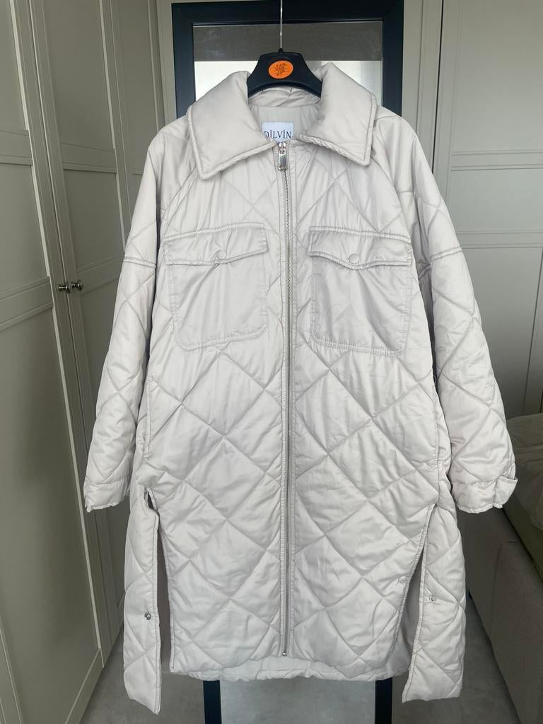 Quilted jas dames oversized 36/38, Ophalen of Verzenden, Gedragen, Maat 36 (S)