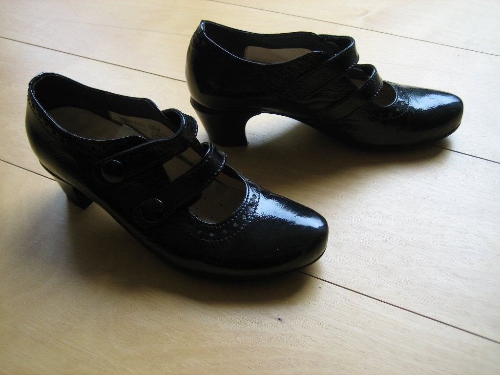 Comfortabele zwarte laklederen pumps WOLKY 38,5 snazzeys, Zwart, Nieuw, Ophalen of Verzenden, Wolky