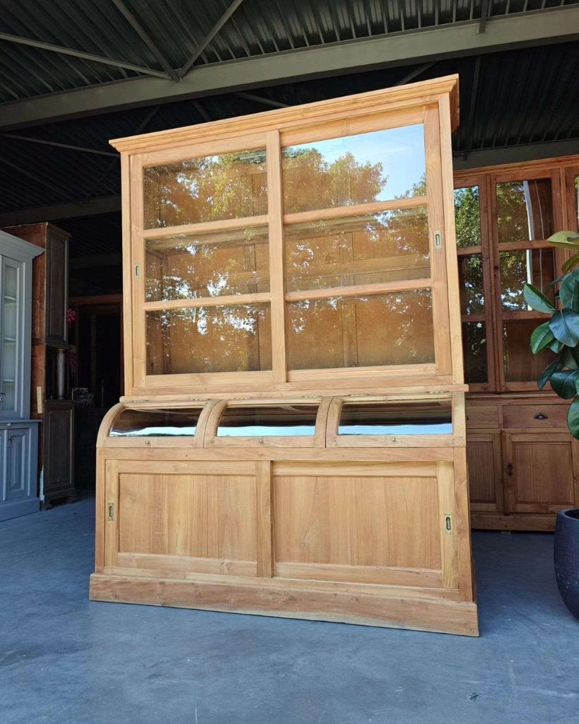 Apothekerskast | Grutterskast gemaakt van teakhout #3689, Gebruikt, -, 200 cm of meer, -
