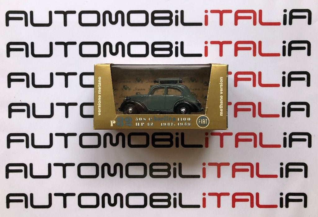 Fiat 508c versione metano Brumm R32 grijs/zwart 1:43, Ophalen of Verzenden, Nieuw, Auto, Overige merken