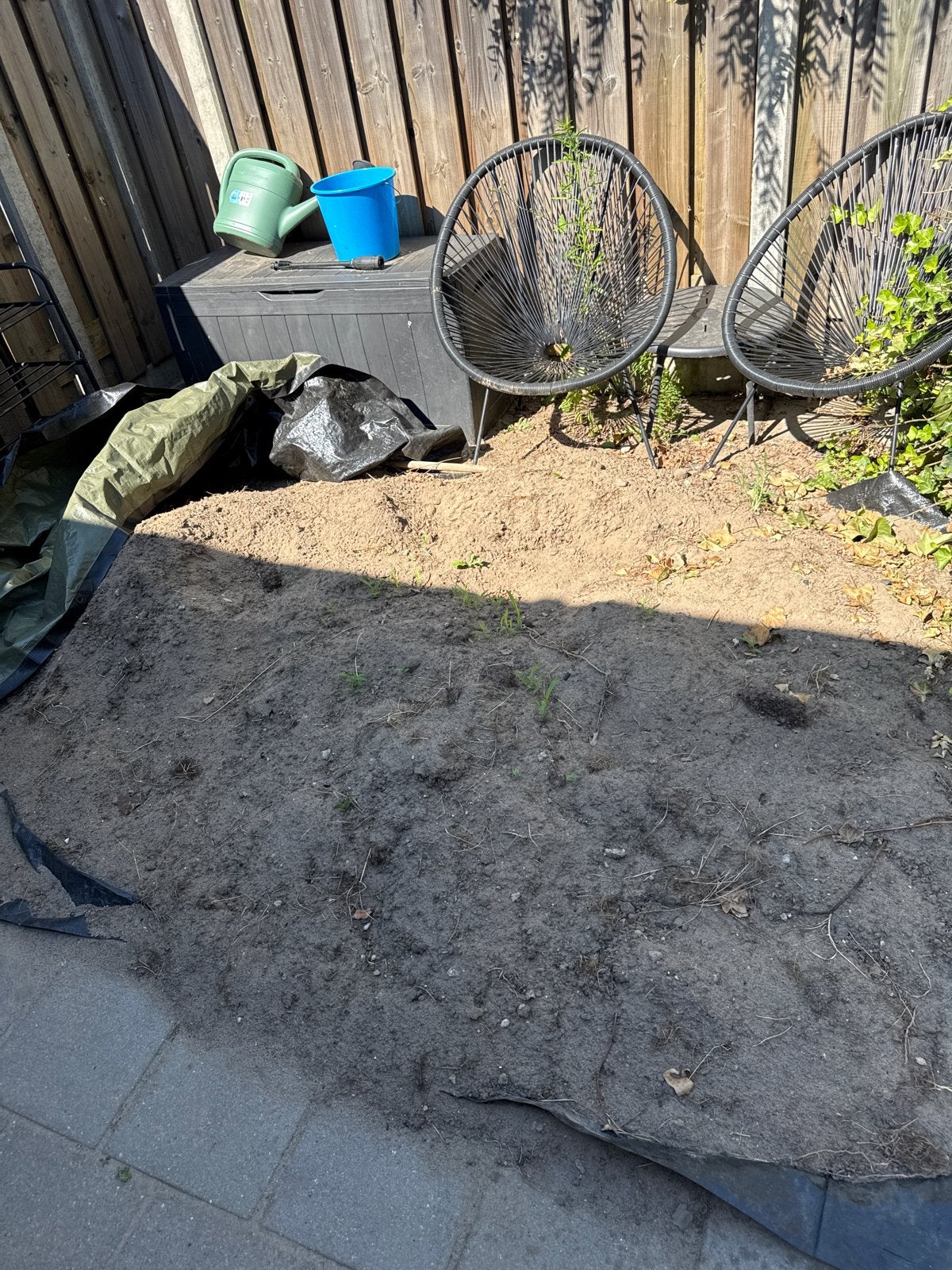 Zand voor tuin of ophoogwerkzaamheden, Tuin en Terras, Zand, Ophalen of Verzenden, Gebruikt, Ophoogzand