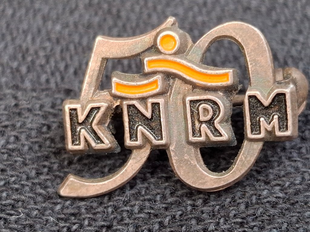50 jaar KNRM speldje, Ophalen of Verzenden, Gebruikt