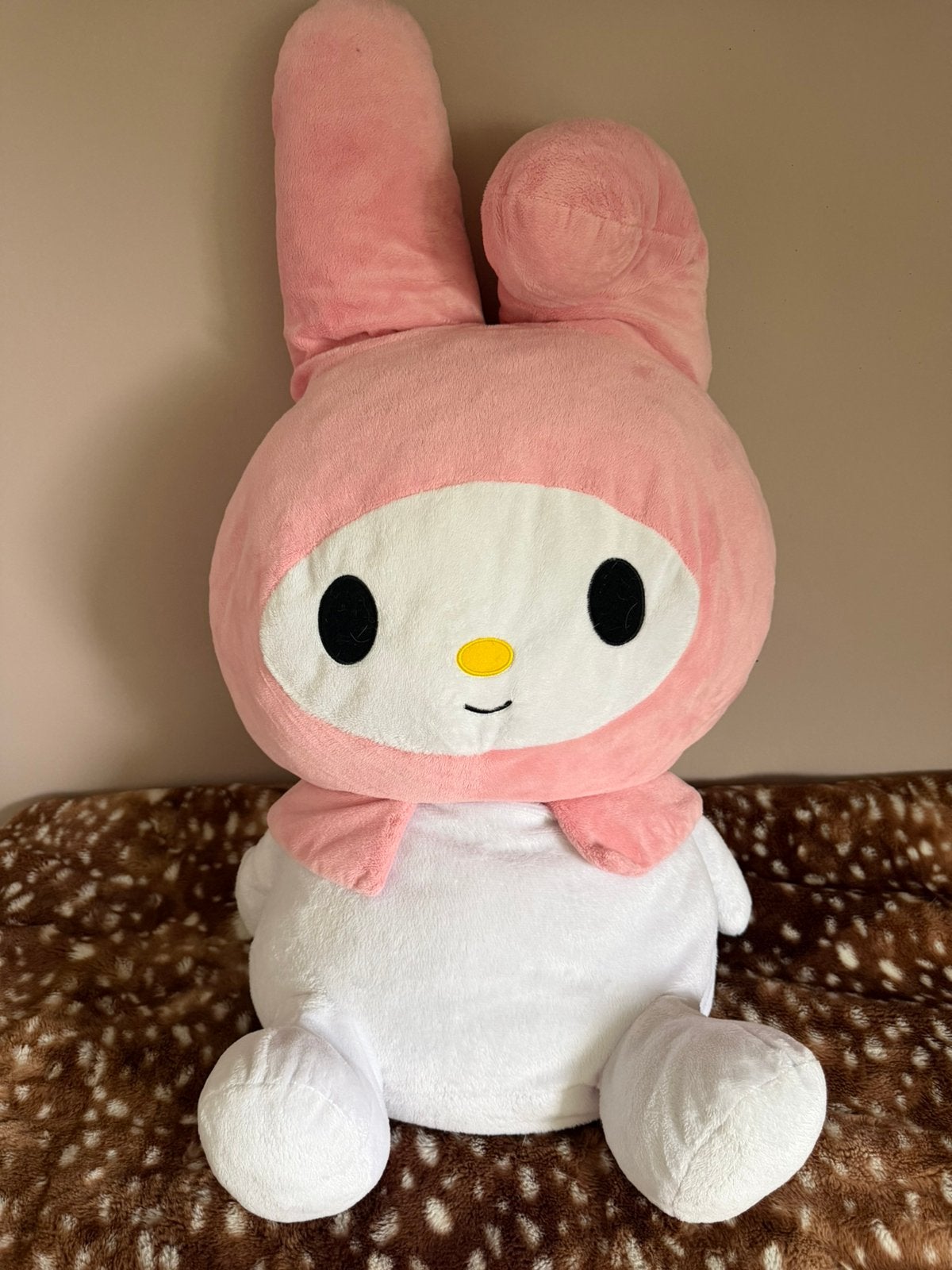 Grote My Melody knuffel 90x35cm, Overige merken, Ophalen of Verzenden, Met label, Roze