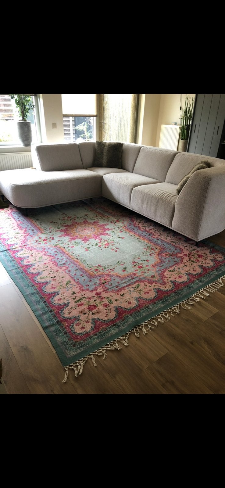 Vloerkleed voor binnen en buiten, Ophalen, Zo goed als nieuw, Rechthoekig, 200 cm of meer