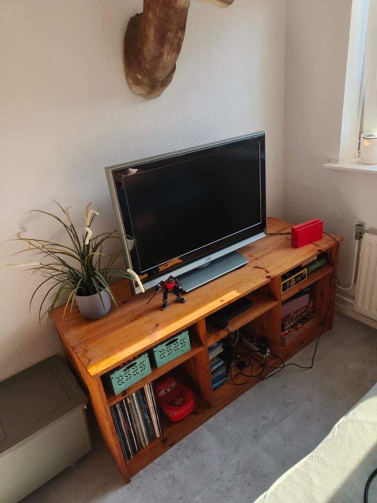 Oude grenen tv kast tv meubel, Huis en Inrichting, Kasten | Televisiemeubels, Ophalen, Gebruikt, 25 tot 50 cm, Minder dan 100 cm