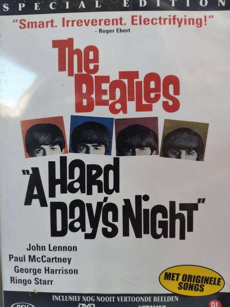 The Beatles A Hard Day's Night DVD (Special Edition), Alle leeftijden, Ophalen of Verzenden, Zo goed als nieuw, Muziek en Concerten
