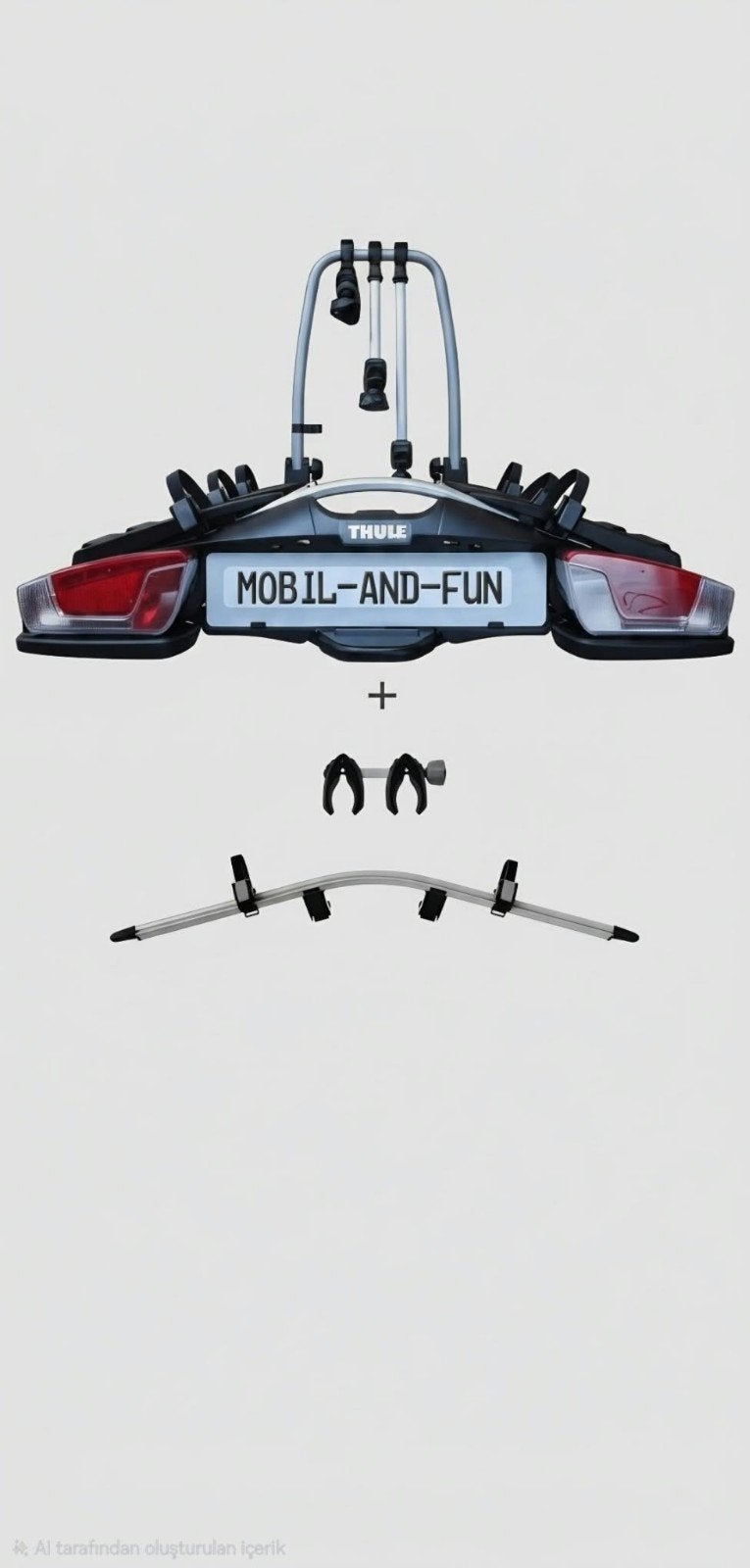 Thule VeloCompact fietsendrager voor 4 fietsen, Ophalen, 3 fietsen of meer, Zo goed als nieuw, Trekhaakdrager