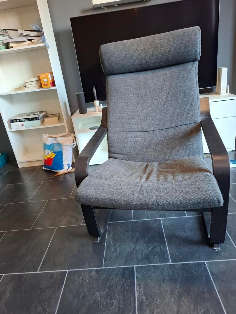 Ikea POÄNG fauteuil - Gebruikt, Huis en Inrichting, Fauteuils, Ophalen, Gebruikt, Modern, Scandinavisch, 75 tot 100 cm