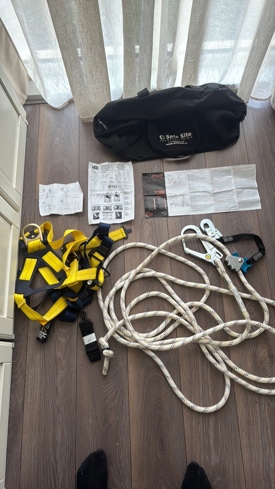 Complete 3M DBI-SALA Valbeveiliging Set SKYLOTEC | Topstaat, Doe-het-zelf en Verbouw, Veiligheidskleding, Ophalen of Verzenden