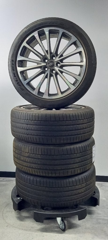 Audi A6, 20''  Lichtmetalen velgen met zomerbanden (2025-), Ophalen, Gebruikt, 255 mm, Velg(en)