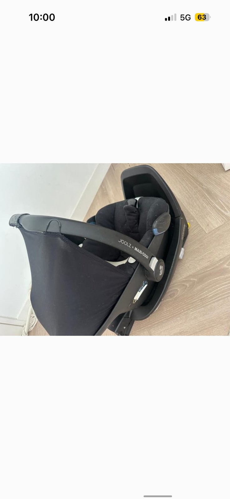 Maxi-Cosi X Joolz met isofix, Kinderen en Baby's, Autostoeltjes, Ophalen, Zo goed als nieuw, Isofix, 0 t/m 13 kg