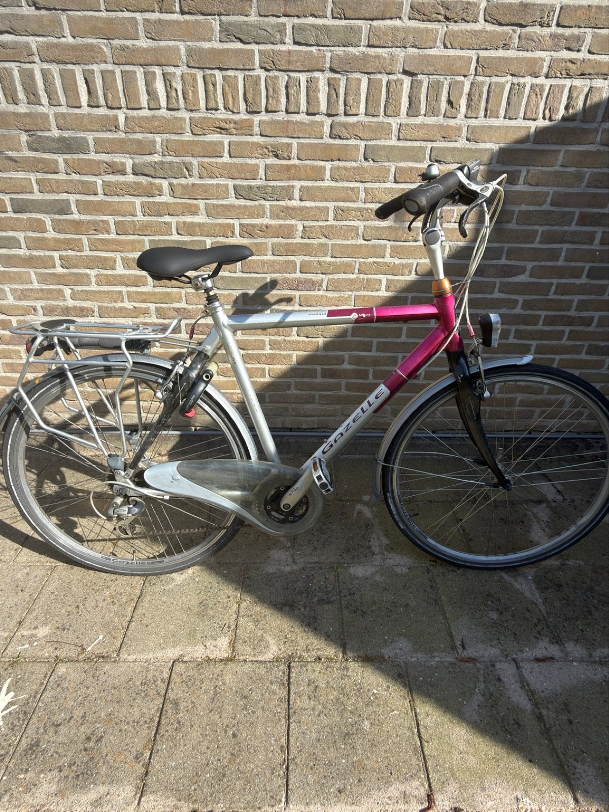 Gazelle Hybrid herenfiets - Goede Staat, Gebruikt, Versnellingen, Ophalen of Verzenden, 57 tot 61 cm