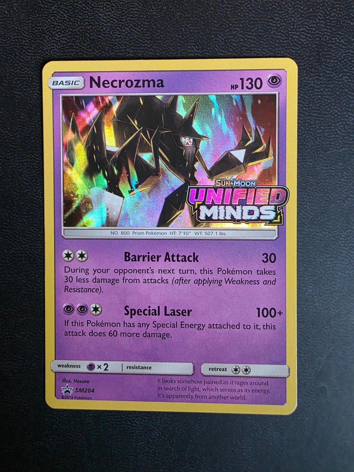 necrozma SM204 sun moon promo, Ophalen of Verzenden, Nieuw, Losse kaart