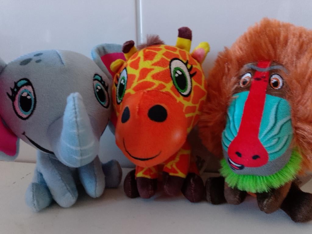 Set  3 Nieuwe Lidl Safari Mini's 2024 o.a. Giraf & Olifant, Lidl, Ophalen of Verzenden