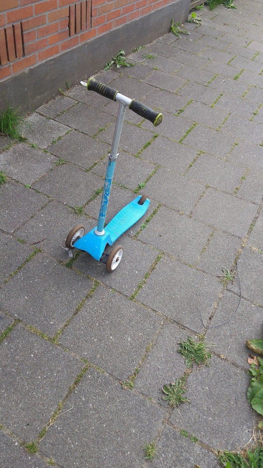 Leuke blauwe step met 2 voorwielen voor stabiliteit, Fietsen en Brommers, Steps, Ophalen, Gebruikt, Gewone step, Evo
