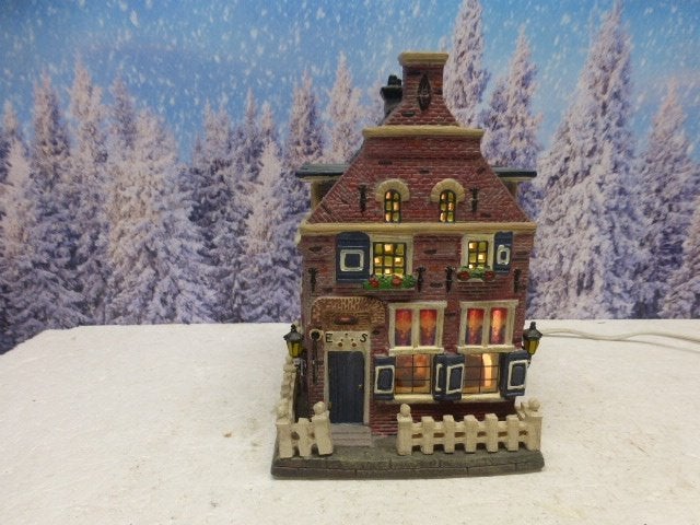 dickensville Theehuis Hindeloopen kerstdorp kersthuisjes, Ophalen of Verzenden, Zo goed als nieuw