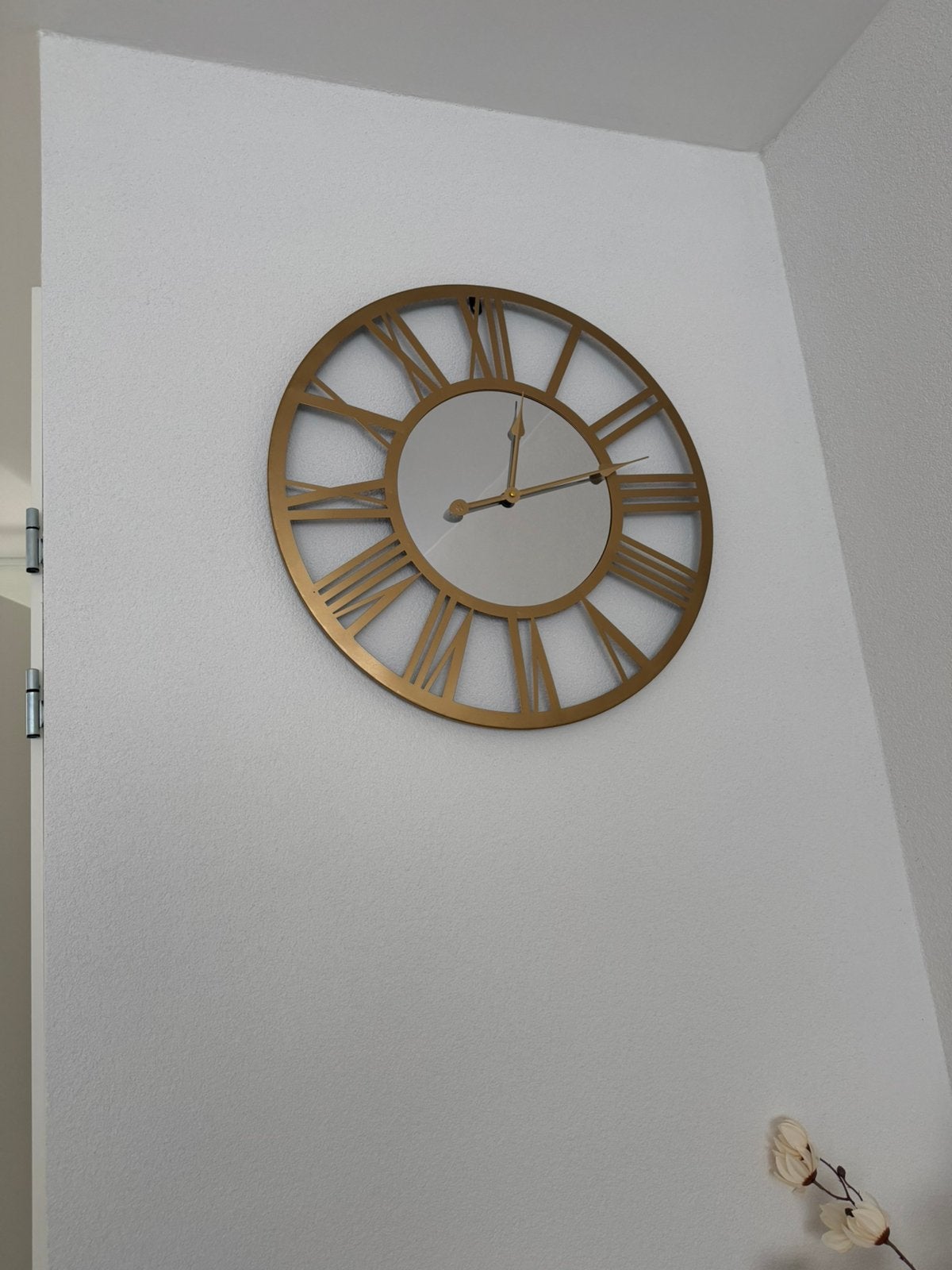 Richmond klok goud, Huis en Inrichting, Ophalen, Zo goed als nieuw, Wandklok