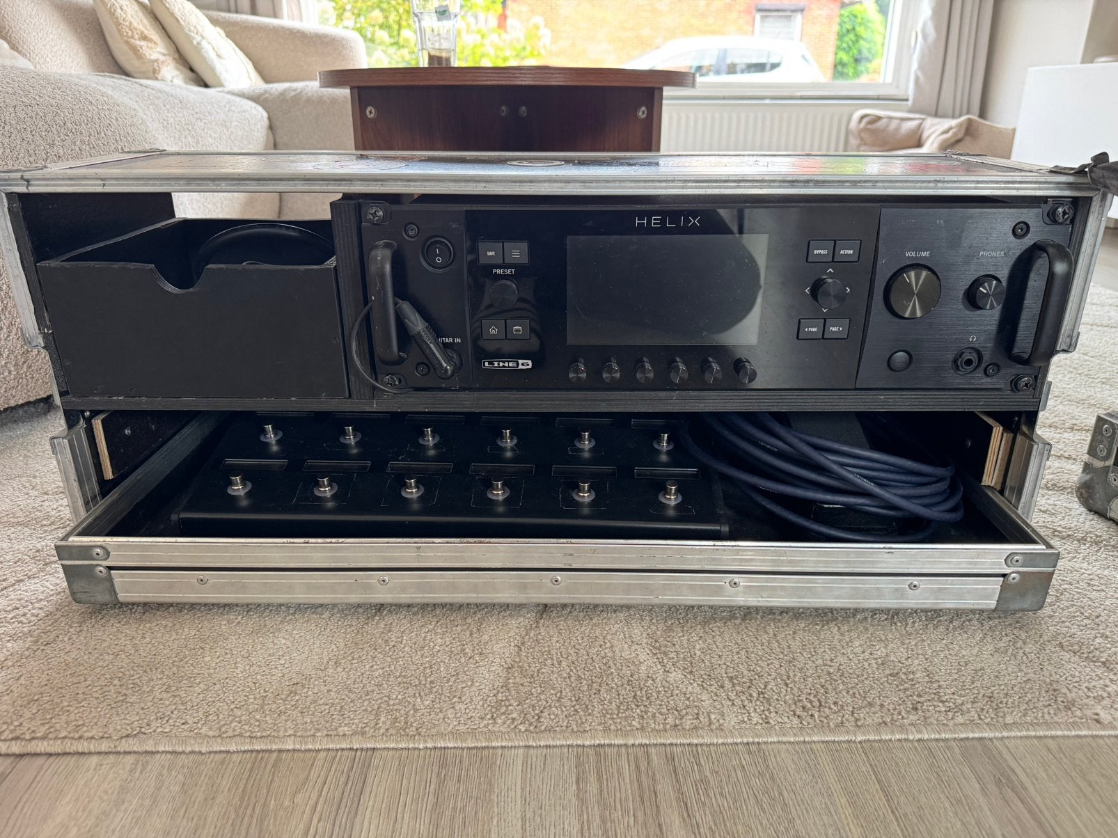 Line 6 Helix Rack + Control + Mission Expressiepedaal + RACK, Muziek en Instrumenten, Ophalen, Gebruikt, Multi-effect