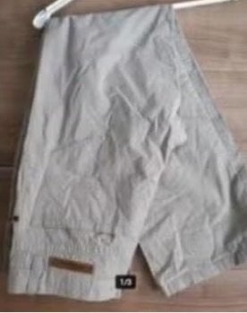 as nieuw ESPRIT jeans Broek Katoen Beige Zand W33 L34, Ophalen of Verzenden, Zo goed als nieuw, Grijs, W33 - W34 (confectie 48/50)