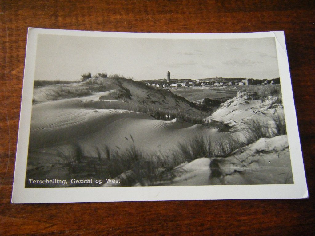 S41 - Terschelling - Vergezicht - Mooi/Oud, Ophalen of Verzenden, 1940 tot 1960, Waddeneilanden