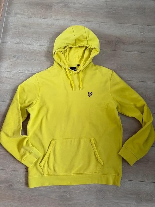 Lyle and Scott hoodie - Geel - Maat XL, Geel, Maat 56/58 (XL), Ophalen of Verzenden, Zo goed als nieuw