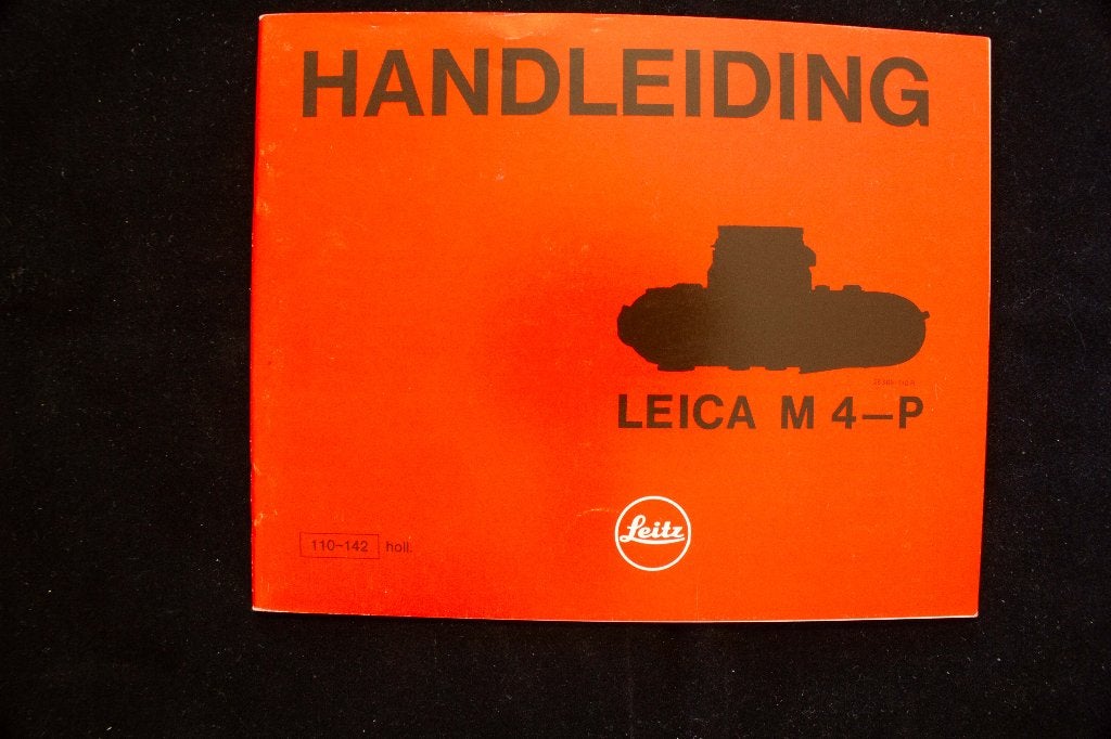 Handleiding Leica M 4-P, Ophalen of Verzenden, Zo goed als nieuw, Compact, Leica
