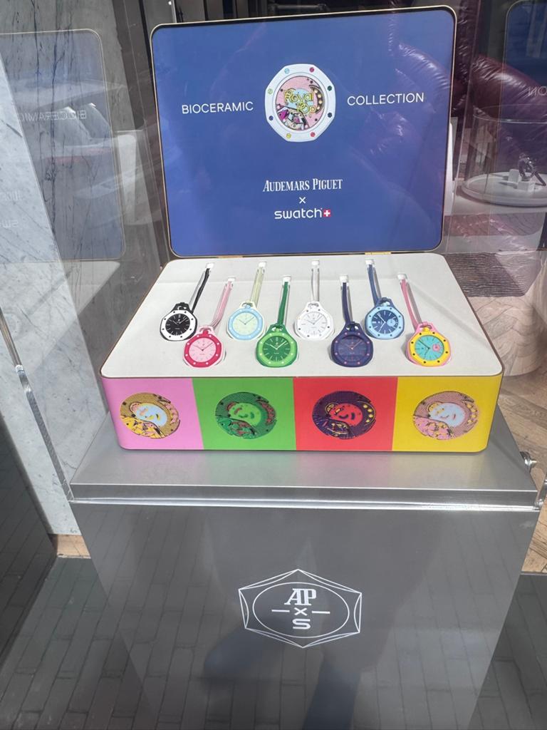 Audemars Piguet x Swatch Royal Pop, Ophalen of Verzenden, Nieuw, Staal, Overige merken