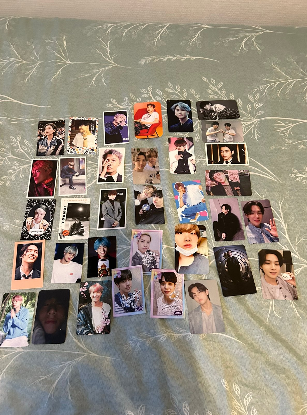 34 bts foto kaarten, Ophalen of Verzenden, Zo goed als nieuw, Foto of Kaart