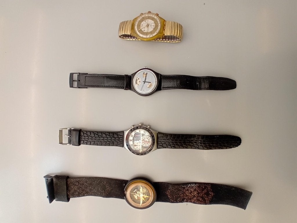 Swatch horloge`s, Kunststof, Polshorloge, Swatch, Ophalen of Verzenden