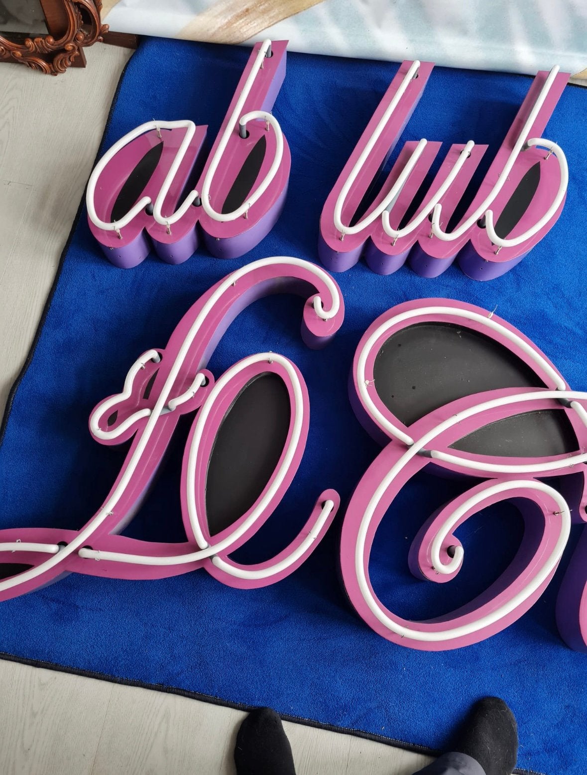 Vintage NEON reclame, Ophalen, Huis en Inrichting