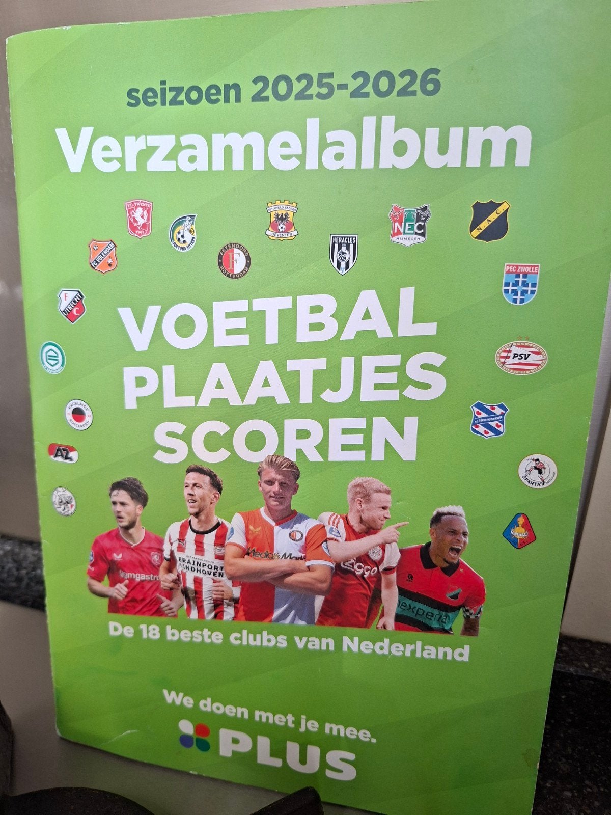 Voetbalplaatjes Verzamelalbum PLUS (2025-2026), Verzamelen, Supermarktacties, Plus, Ophalen of Verzenden
