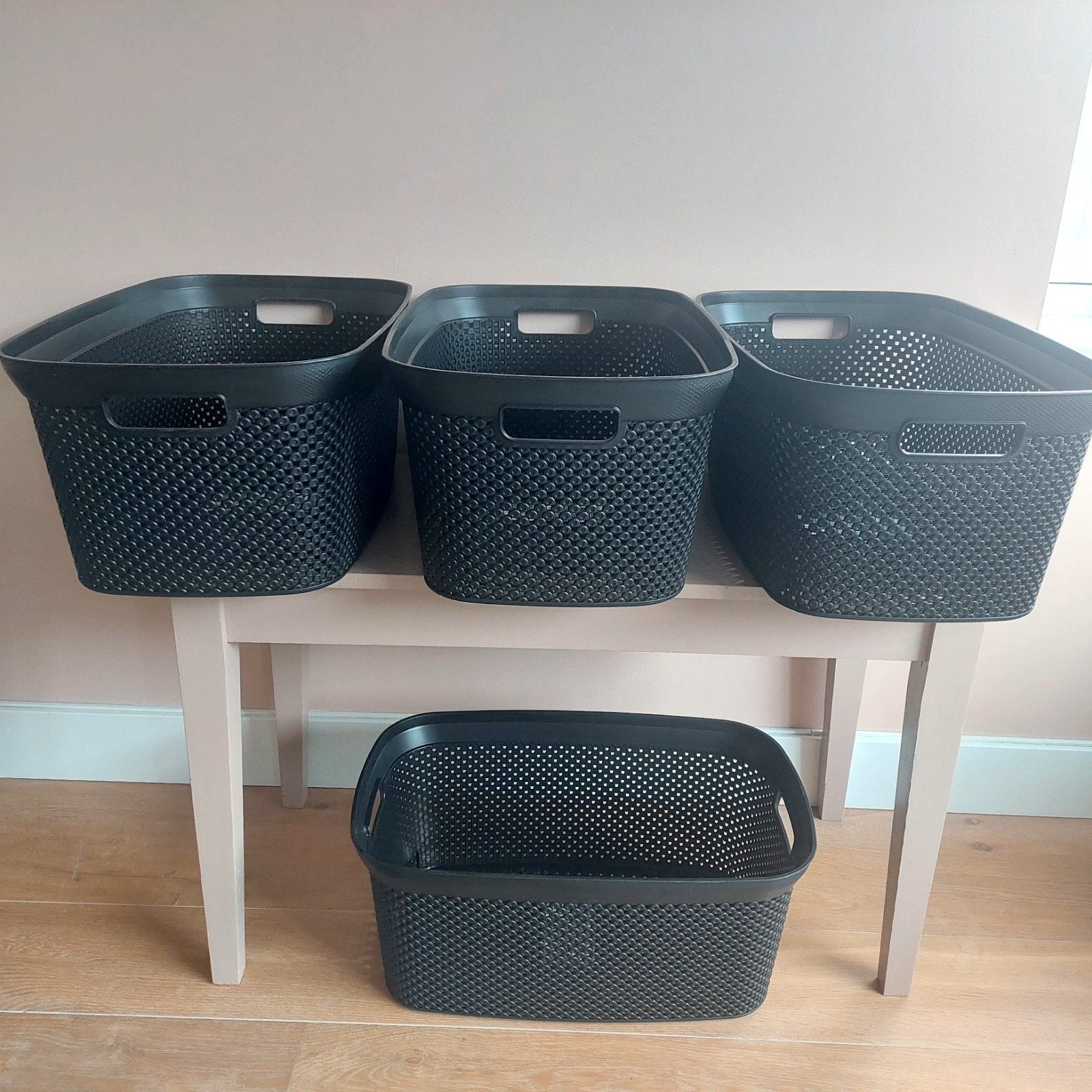 4 wasmanden a 35L, nieuw, Ophalen, Nieuw, Wasmand, Overige merken