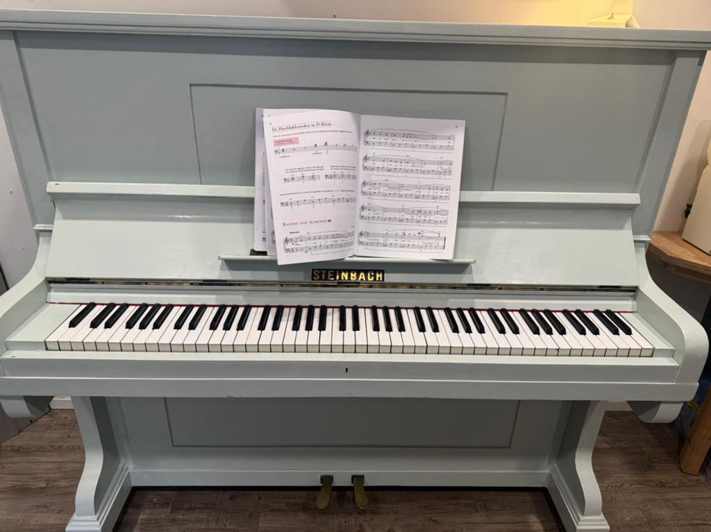 Steinbach Piano met zwenkwielen, Muziek en Instrumenten, Piano's, Ophalen, Gebruikt, Overige kleuren, Piano