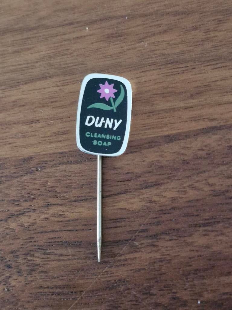 434 Vintage Du-Ny Cleansing Soap Reversspeldje, Verzamelen, Ophalen of Verzenden, Gebruikt