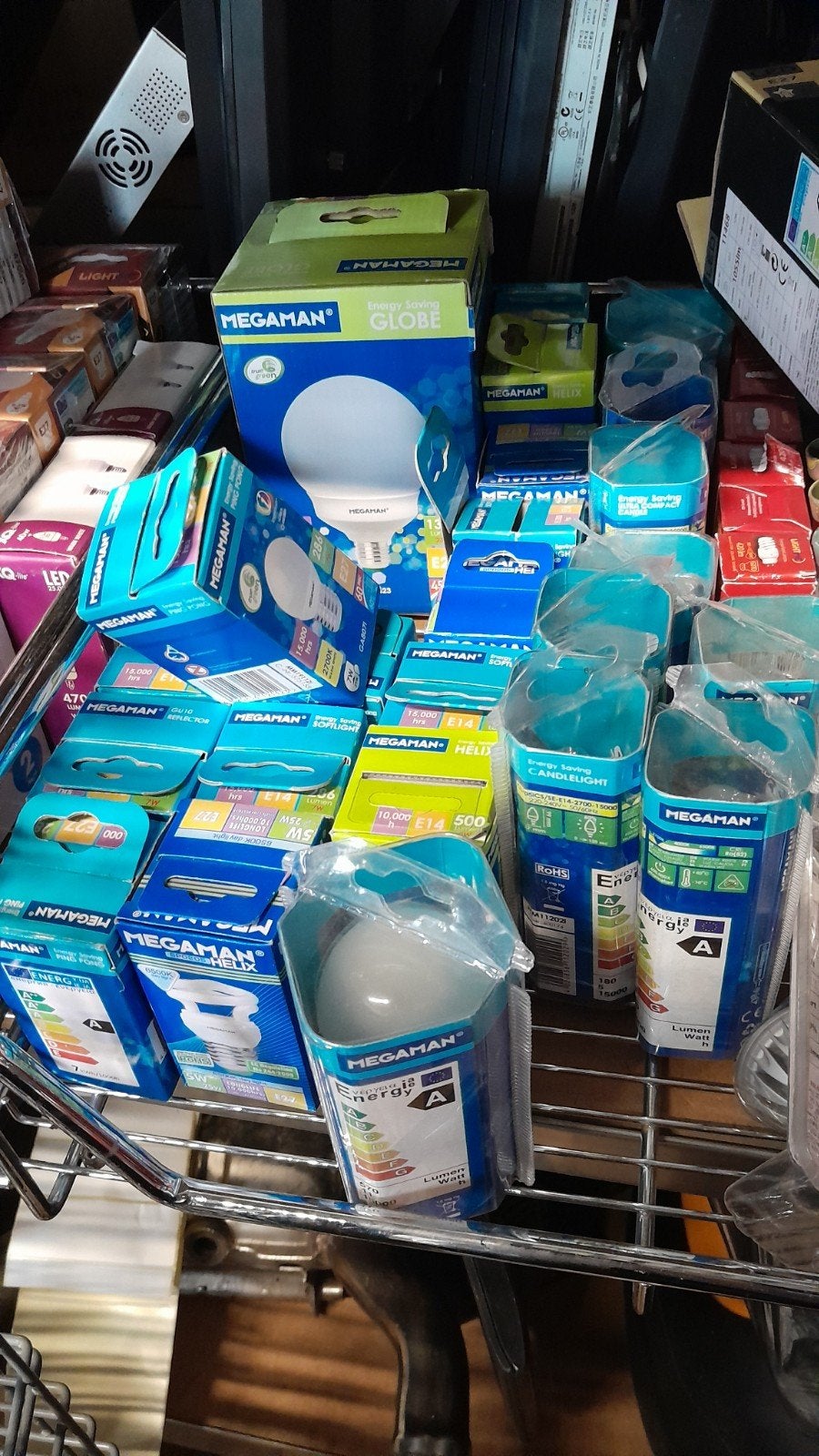 Kleine partij Megaman lampen - diverse types en fittingen, Huis en Inrichting, Ophalen of Verzenden, Nieuw, E14 (klein), Megaman