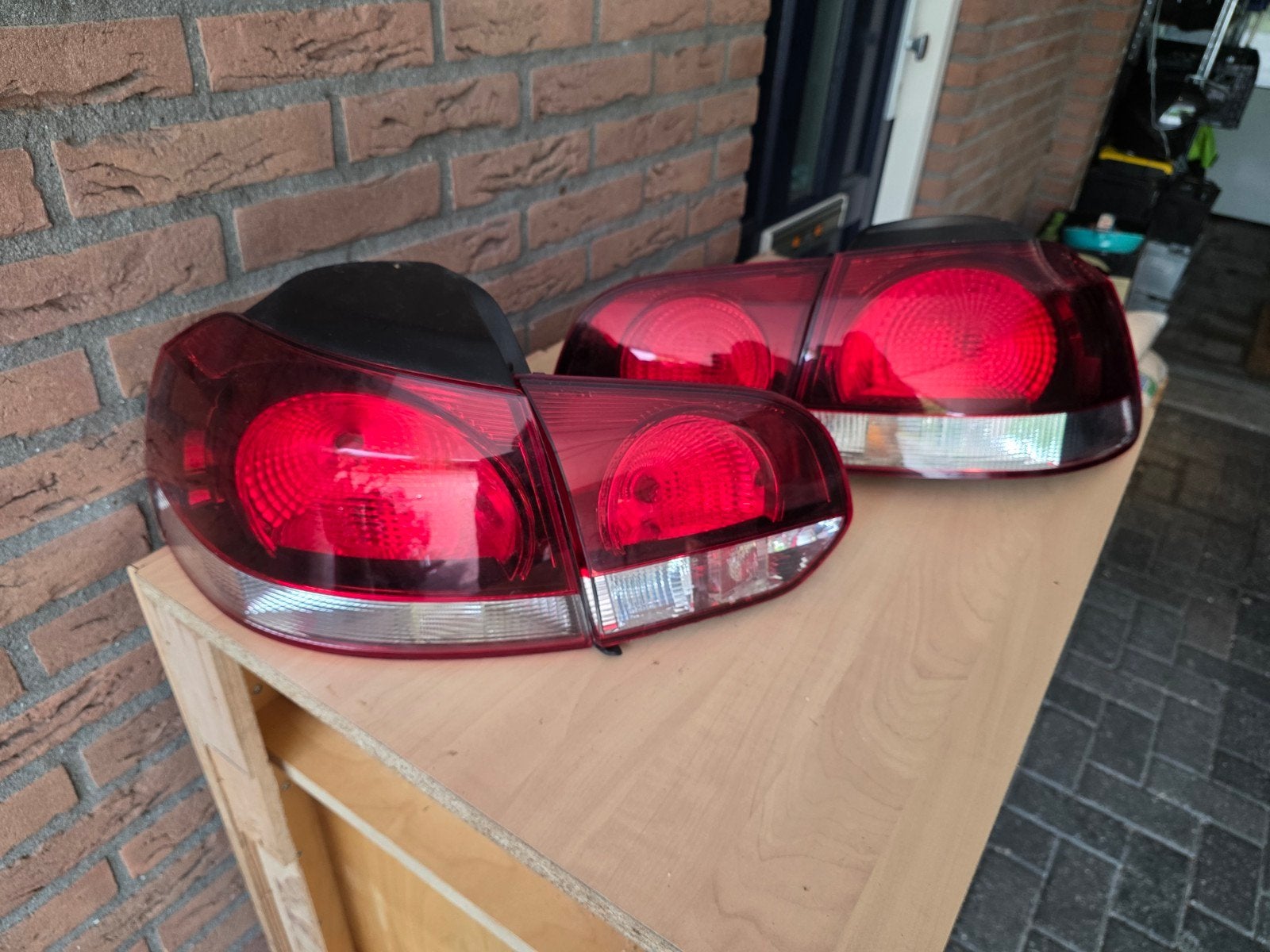 Achterlichten Volkswagen Golf 6 - Set (links en rechts), Ophalen of Verzenden, Gebruikt, Volkswagen