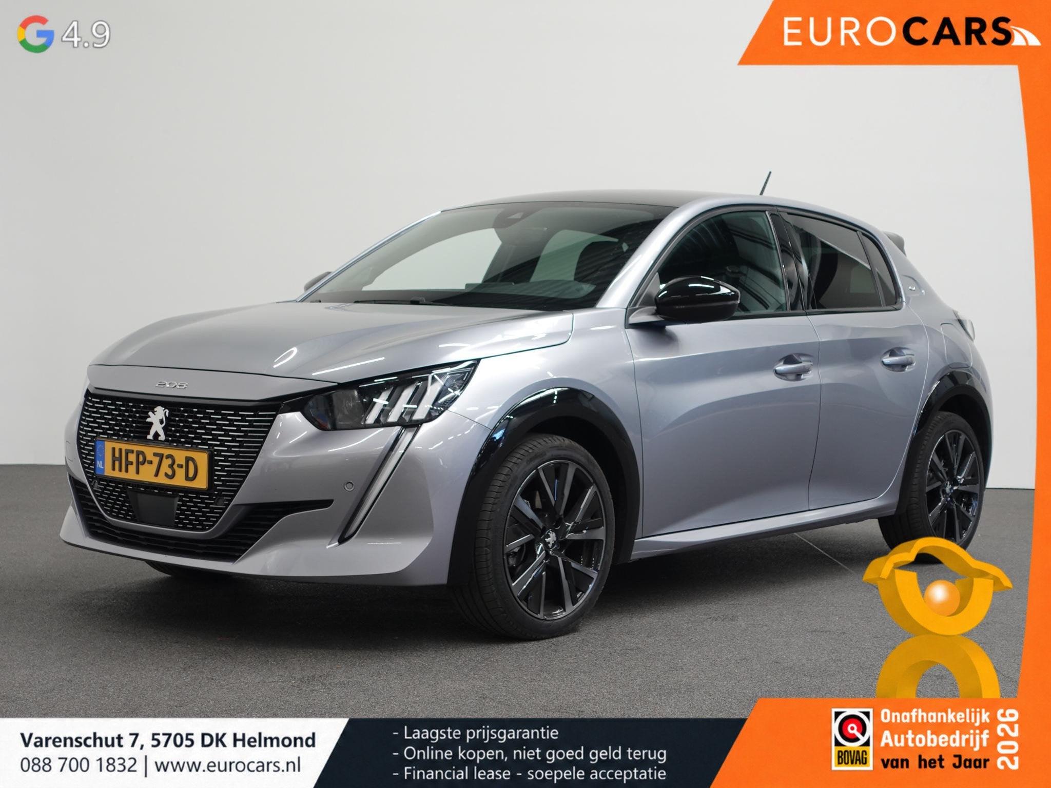 Peugeot 208 1.2 PureTech 100pk Automaat GT-Line Peugeot 208, 101 pk, Gebruikt, Euro 6, Leder en Stof