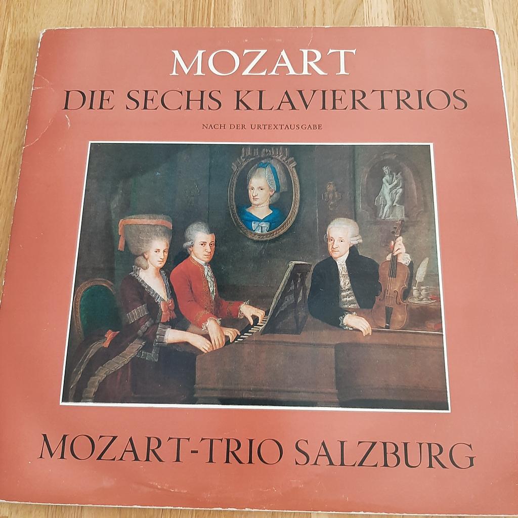 3LP Mozart, Mozart-Trio Salzburg – Die Sechs Klaviertrios, Ophalen of Verzenden, Classicisme, Gebruikt, 12 inch
