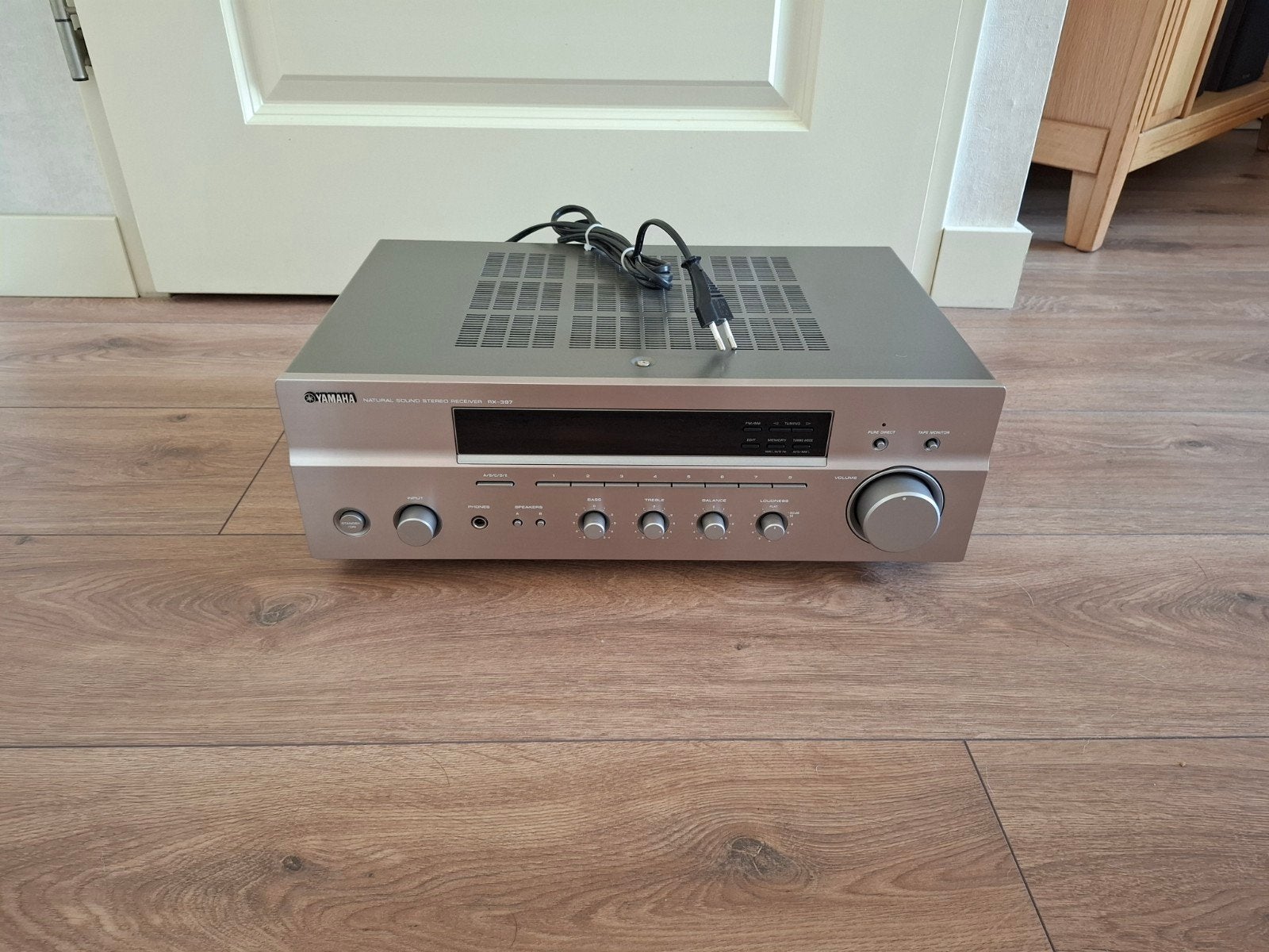 Yamaha RX-397 Natural Sound Stereo Receiver - Zilver, Ophalen, Yamaha, Zo goed als nieuw, 120 watt of meer